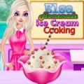 Elsa Homemade Ice Cream Cooking